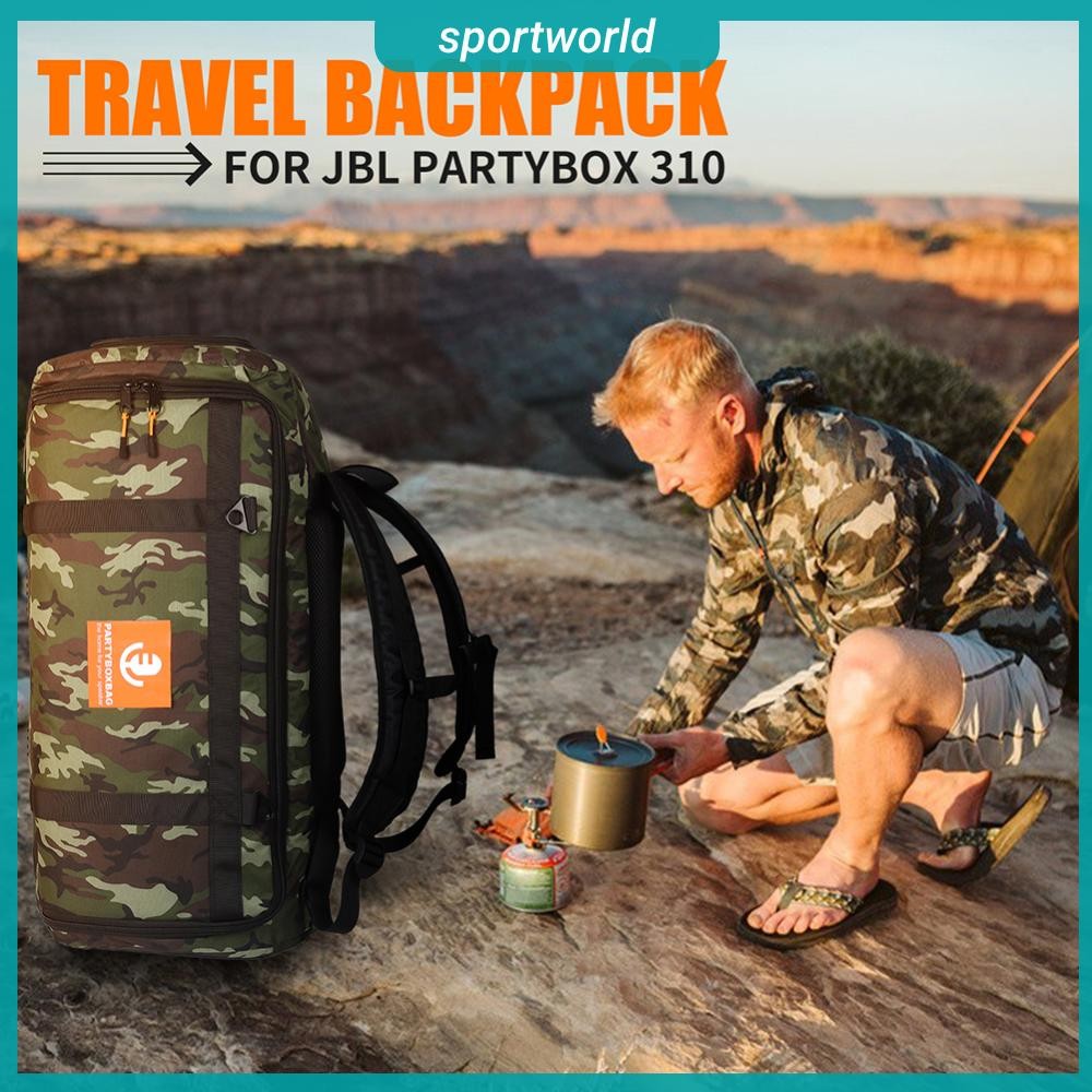 ส่งจากกรุงเทพ แบบพกพากระเป๋าเป้สะพายหลังสําหรับ JBL Partybox 110 / 310 กล่องเสียงกระเป๋าเดินทางกระเป