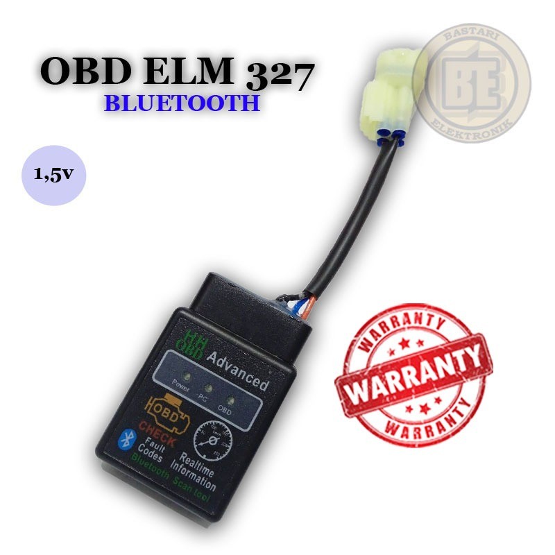OBD2 V1.5 ELM 327 เครื่องสแกนมอเตอร์ไซค์บลูทูธ