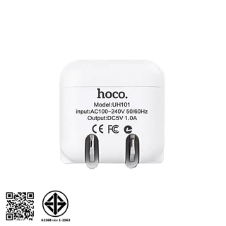 Hoco UH102 หัวชาร์จ 5V/1A ทนทาน น้ำหนักเบา