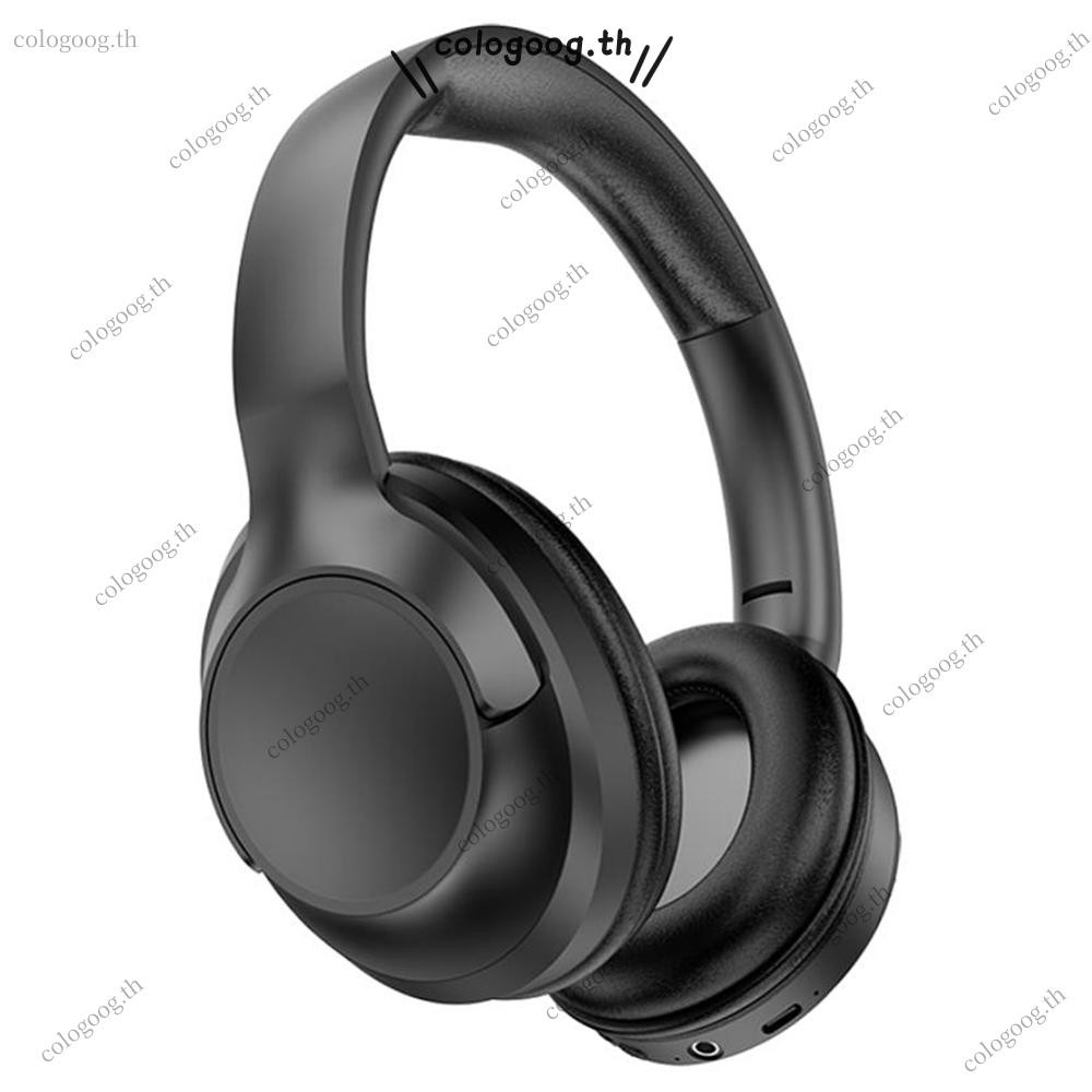 หูฟังครอบหูที่รองรับบลูทูธไร้สายชุดหูฟังเวลาเล่น 10 ชม. เบสลึก