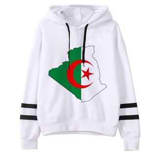 เสื้อกันหนาวมีฮู้ด ลายการ์ตูนอนิเมะ Algeria y2k สําหรับผู้หญิง