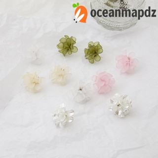 Oceanmapdz ต่างหูสตั๊ด เครื่องประดับ เรซิน สไตล์เกาหลี หวานแหวว ฤดูร้อน สําหรับผู้หญิง