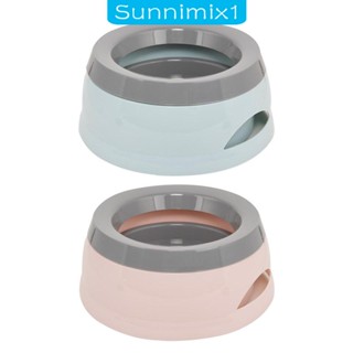 [Sunnimix1] ชามใส่น้ําดื่ม กันลื่น ขนาดกลาง ขนาดใหญ่ สําหรับสัตว์เลี้ยง สุนัข แมว