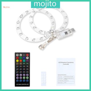 Mojito สายไฟ LED 8 สี พร้อมรีโมตคอนโทรล สําหรับเกมคอนโซล