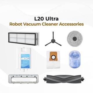 Dreame L20 Ultra | X20 Pro Robot Vacuum Cleaner Accessories Main Brush Side Brush Dust Bin Filter Mop Pad Dust Bag Detergent