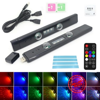 โคมไฟ Led RGB ไร้สาย ควบคุมผ่านสาย USB สําหรับติดหลังคารถยนต์ C6H3