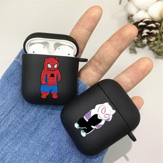 เคสซิลิโคนนิ่ม ลายแมว แมงมุม กันกระแทก สําหรับ Airpods Pro 2 1 3