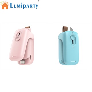 Lumiparty เครื่องซีลปิดปากถุงอาหาร แบบพกพา พร้อมเชือกเส้นเล็ก 2 ชิ้น