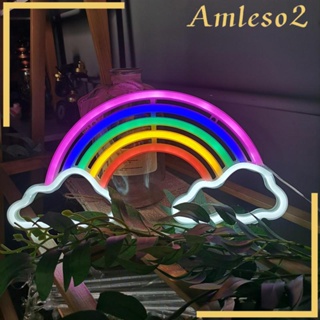 [Amleso2] ป้ายไฟนีออน LED ของขวัญวันเกิด สําหรับตกแต่งผนัง ผับ ร้านค้า งานแต่งงาน