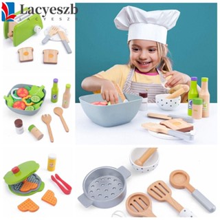 Lacyeszb ของเล่นไม้ เครื่องปิ้งขนมปัง DIY|เครื่องปิ้งขนมปังไม้ ขนาดเล็ก เหมาะกับของขวัญ สําหรับเด็ก