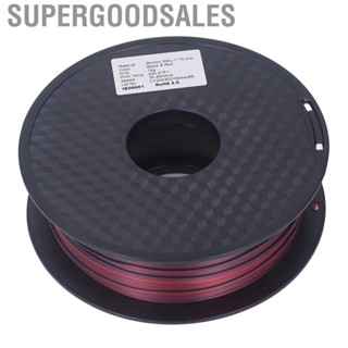 Supergoodsales 3D Printing Consumable 1.75mm PLA Filament Black Red