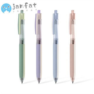 Janfat ปากกาเจลพลาสติก สีดํา 0.5 มม. 4 ชิ้น สําหรับสํานักงาน