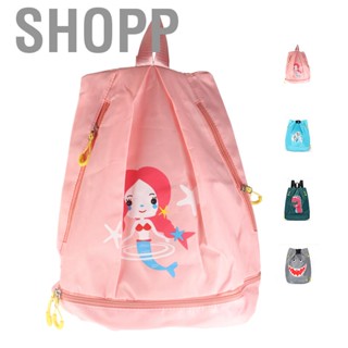 Shopp Swim Bag Backpack Dry Wet Separated Swimming Portable  with Zipper Beach