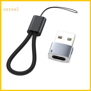 Ez อะแดปเตอร์แปลงข้อมูล USB2 0 Type-C USB ตัวผู้ เป็น Type-C ตัวเมีย สําหรับโทรศัพท์มือถือ