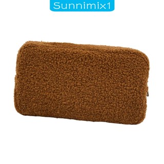 [Sunnimix1] กระเป๋าเครื่องสําอาง ผ้ากํามะหยี่ขนนิ่ม สําหรับยิม