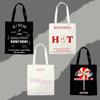 Nct DREAM BEATBOX SEVENTEEN HOT GOT7 NANANA ASTRO CANDY SUGAR POP KPOP TOTEBAG 4ONG