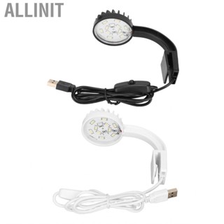 Allinit Fish Tank  Light 5W 5V 12 LEDs Angle USB Clamp