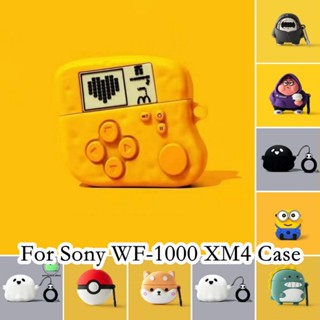 【Direct Supply】เคสหูฟัง แบบนิ่ม กันกระแทก ลายการ์ตูน สําหรับ Sony WF-1000 XM4 WF-1000 XM4