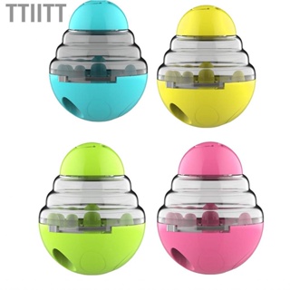 Ttiitt Pet  Dispensing Ball Bite Resistant Interactive Prevent Dumping Design Puzzle Toy Dog Slow  for Puppy