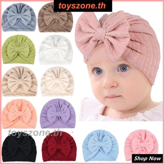 หมวกเด็ก หมวกเด็ก สีทึบ หูข้าวสาลี ลายโบว์ Baby Indian (toyszone.th)