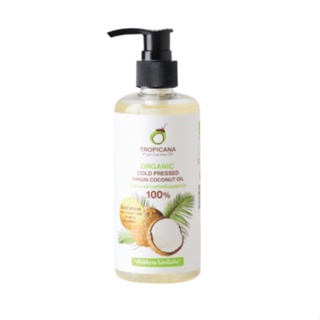 Tropicana Coconut Oil 100% 250 cc น้ำมันมะพร้าวบริสุทธิ์สกัดเย็นออร์แกนิก รับประทานได้ by All About Health Center