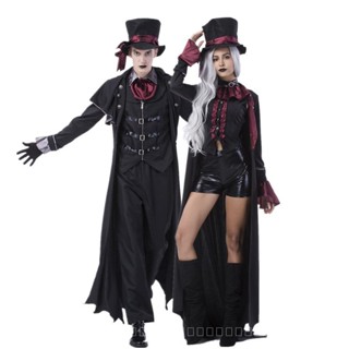 [0714]SHZW-COS-M Halloween Couple Vampire Demon Character Cosplay Clothes British Dark Male Gentleman Costume Cosplay Comic  Animation  Gift  V0GK