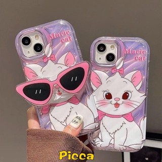 เคสโทรศัพท์มือถือ TPU นิ่ม ลายการ์ตูนแมวมารีน่ารัก สร้างสรรค์ สําหรับ Redmi 12C 10 9 10C 10A 9A 9C NFC A2 A1 9T Redmi Note 10 11 8 9 PRO MAX POCO F4 11s 10s