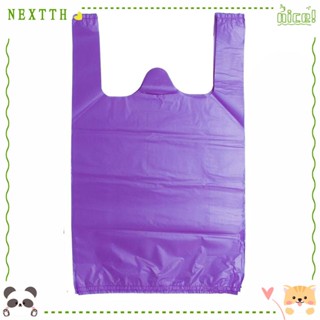 Nextth ถุงพลาสติก สีม่วง ขนาด 12x20 นิ้ว สําหรับใส่ของ สินค้าขายปลีก 50 ชิ้น