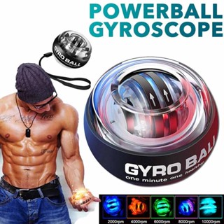 Gyro Ball Gyroscope LED Wrist Ball Power Gym Training Exercise Tool Badminton Tennis Arm Muscle Force Fitness Trainer