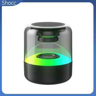 Shocc Rgb ลําโพงบลูทูธไร้สาย Tws Usb Aux Tf Mp3 เครื่องเล่นเพลง สําหรับโฮมเธียเตอร์