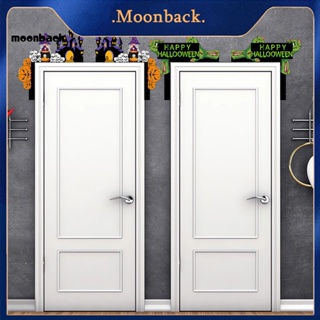 &lt;moonback&gt; ป้ายสัญลักษณ์ฮาโลวีน 3d สําหรับตกแต่งขอบประตูบ้านผีสิง