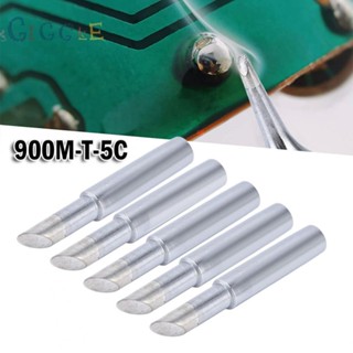 ⭐NEW ⭐Soldering Iron Tips 5pcs 900M-T-5C Pure Copper Silver Lower Temperature