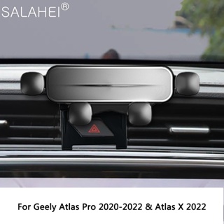 ที่วางโทรศัพท์มือถือในรถยนต์แรงโน้มถ่วง สําหรับ Geely Atlas PRO 2020 Atlas X 2022 ขาตั้งช่องระบายอากาศอัตโนมัติ GPS รองรับอุปกรณ์เสริม