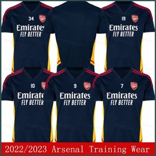 เสื้อกีฬาแขนสั้น ทรงหลวม ลายทีมชาติฟุตบอล Arsenal 2022-2023