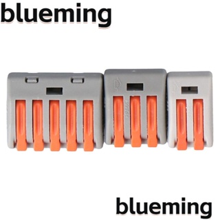 Blueming2 อุปกรณ์เชื่อมต่อไฟฟ้า 2 3 5 พอร์ต สีส้ม พร้อมกล่องเชื่อมต่อสายไฟ 30 ชิ้น