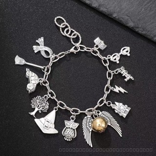 0908YWJD European and American Films and Television Products Cross-Border Hot Sale Harry Potter Series Combination Metal Snitch Wings Bracelet Direct Supply HNV1