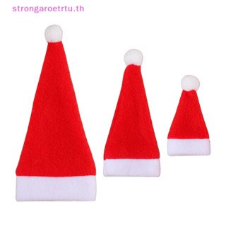 Strongaroetrtu กระเป๋าใส่หมวกคริสต์มาส สําหรับตกแต่งบ้าน ห้องครัว 10 ชิ้น