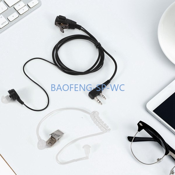 【ข้อเสนอพิเศษ】ชุดหูฟังไมโครโฟนอะคูสติก 2 Pin PTT อุปกรณ์เสริม สําหรับวิทยุ Kenwood TYT UV-5R BF-888S CB