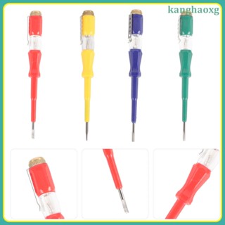 Kanghaoxg เครื่องทดสอบไฟฟ้า ปากกา ไขควง สายไฟ 4 ชิ้น