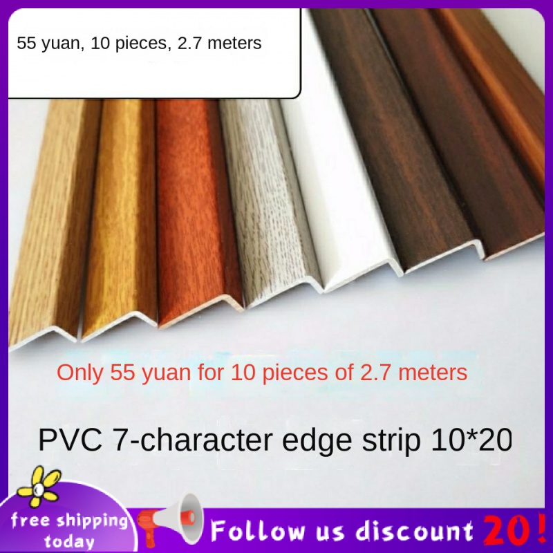 Se7ven หัวเข็มขัดซีล PVC รูปตัว L ทรงสี่เหลี่ยม 7 คํา สําหรับซีลขอบตู้เสื้อผ้า
