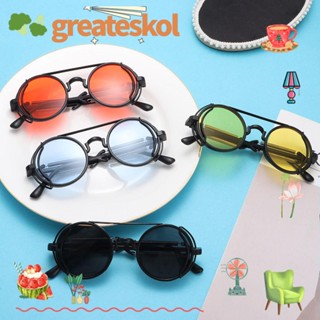 Greateskol Steampunk แว่นตากันแดด แฟชั่นพังก์ ป้องกัน UV400 แว่นตากันแดด