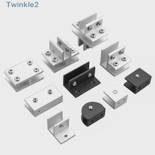 Twinkle คลิปหนีบกระจก ชั้นวางของ แบบหนา สําหรับเฟอร์นิเจอร์ 6-12 มม.