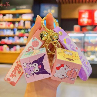 Nedfs Kuromi Cube Puzzle Pendant, Magic Cube Kuromi Cinnamoroll Magic Cube พวงกุญแจ, Professional Brain Teaser การ์ตูน Cinnamoroll ของเล่นเด็ก