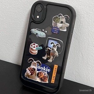 เคสโทรศัพท์มือถือแบบใส กันกระแทก ลายการ์ตูนสุนัขปาล์มน่ารัก สําหรับ iPhone xr xs max 11 12 13 14 15 pro max 11promax 13promax 14promax 14plus 12pro 13pro 7 8plus