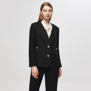 G2000 เสื้อแจ็คเก็ตผู้หญิง ทรงสลิมฟิต (SLIM FIT) รุ่น 2628106299 BLACK เสื้อแจ็คเก็ต เสื้อผ้า เสื้อผ้าผู้หญิง