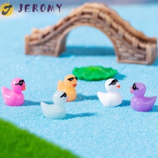 Jeromy ตุ๊กตาเป็ดเรซิ่น สีเหลือง ขนาดเล็ก 26 ชิ้น DIY