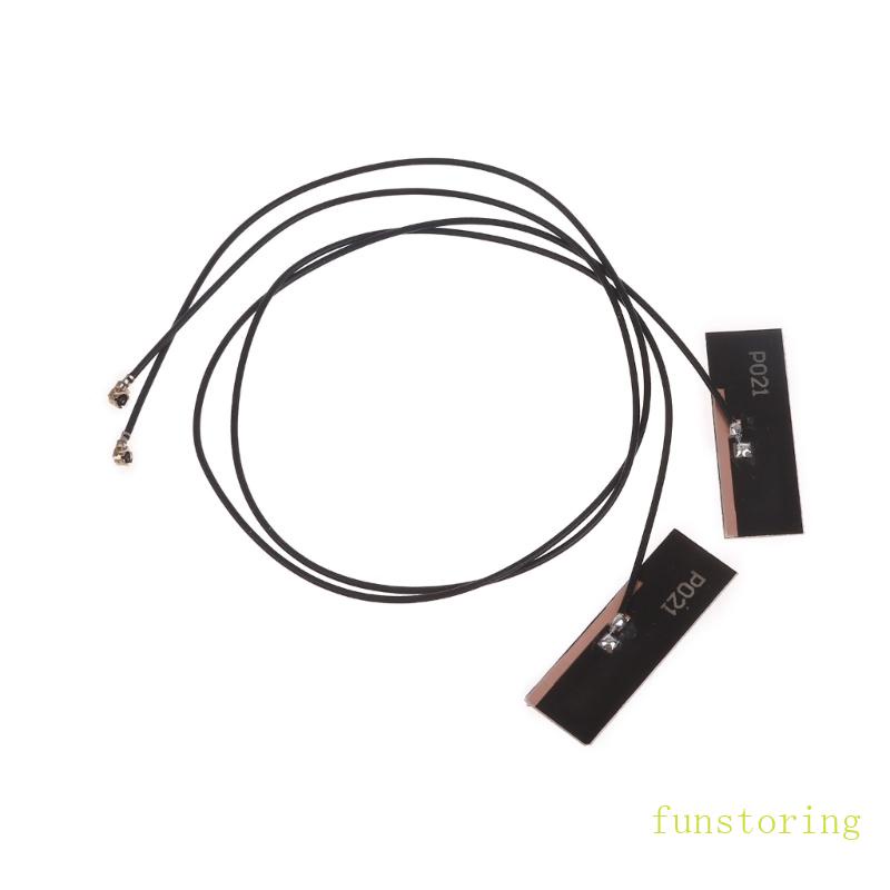 Dual IPEX4 FUN Band MHF4 สายเสาอากาศ NGFF M 2 WiFi WLAN โมดูล pxa8