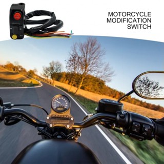 สวิตช์ไฟหน้ารถจักรยานยนต์ 3 In 1 DC 12V