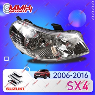 ไฟหน้ารถยนต์ Suzuki SX4 (2008-2012) ไฟหน้าสำหรับ ไฟหน้า โคมไฟหน้า ไฟหน้า​โปรเจค​เตอร์​ โคมไฟหรถยนต์ เลนส์กระจก headlamp headlight front light lens