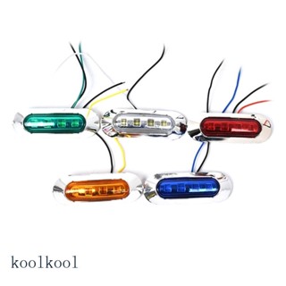 Kool ไฟนําทาง LED 24V กันน้ํา สีแดง สีเขียว สําหรับเรือยอร์ช เรือใบ